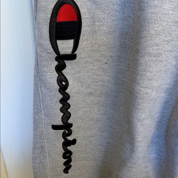 Champion Light Gray Men's Athletic Shorts - Picture 2 of 8